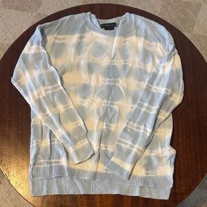 Light Blue Tie-Dye Sweater